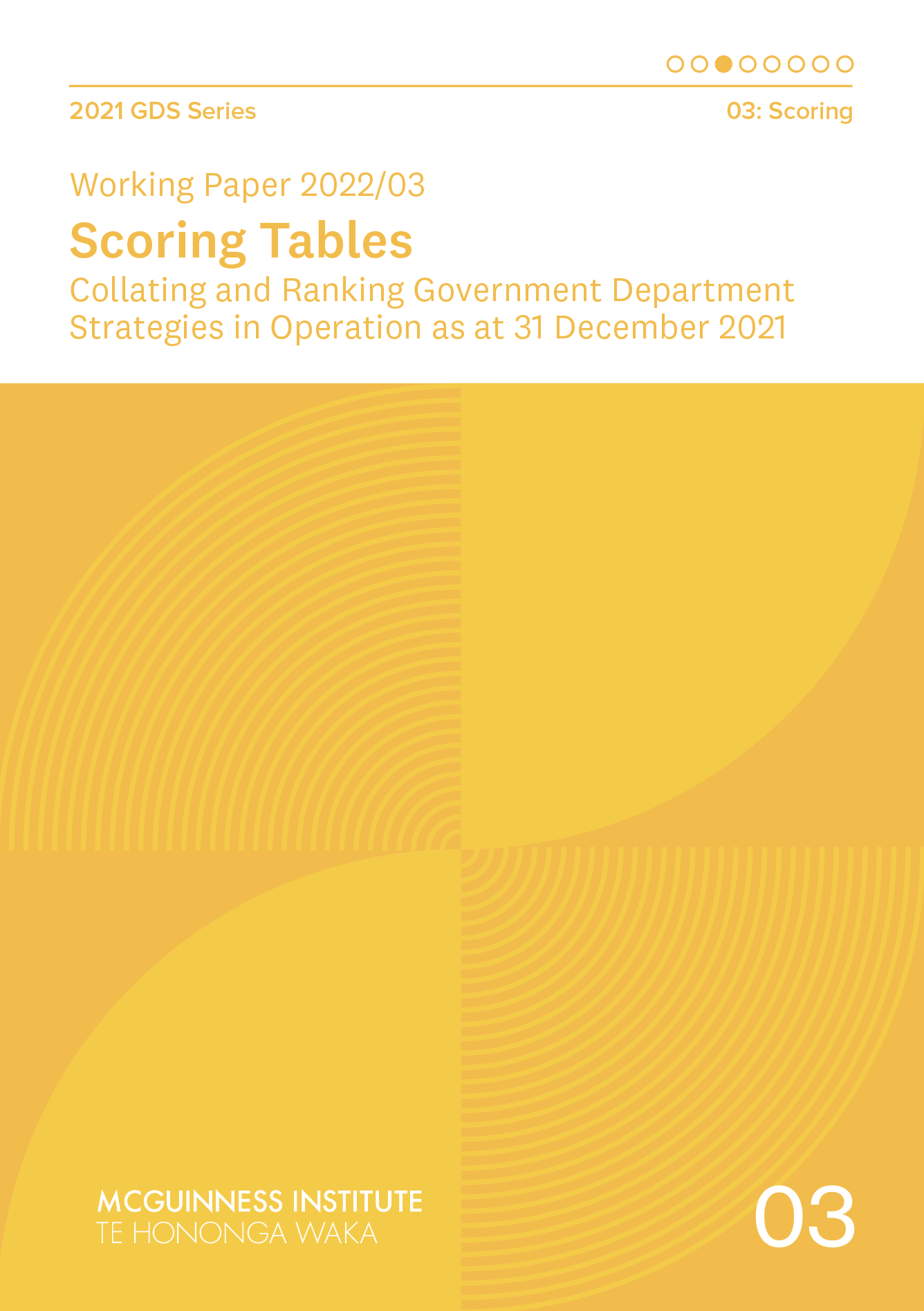 GDS Scoring tables 2022/03